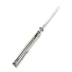 Sencut Aetheris Flipper & Thumb Stud Knife Ivory G10 Handle Çakı