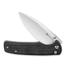 Sencut Sachse Flipper & Button Lock & Thumb Stud Knife Micarta Handle Çakı