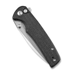 Sencut Sachse Flipper & Button Lock & Thumb Stud Knife Micarta Handle Çakı