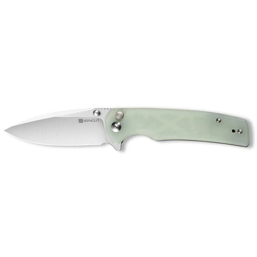 Sencut Sachse Flipper & Button Lock & Thumb Stud Knife G10 Handle Çakı
