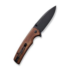 Sencut Sachse Flipper & Button Lock & Thumb Stud Knife Wood Handle Çakı