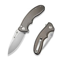 Sencut Cybrix Thumb Stud & Flipper & Button Lock Knife Aluminum Handle Çakı