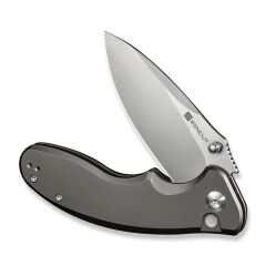 Sencut Cybrix Thumb Stud & Flipper & Button Lock Knife Aluminum Handle Çakı