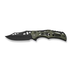 Civivi Biophase Flipper & Button Lock Knife Aluminum & OD Green G10 Handle Çakı