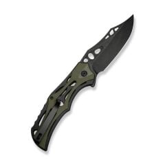Civivi Biophase Flipper & Button Lock Knife Aluminum & OD Green G10 Handle Çakı