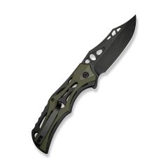 Civivi Biophase Flipper & Button Lock Knife Aluminum & OD Green G10 Handle Çakı