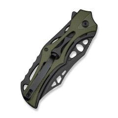 Civivi Biophase Flipper & Button Lock Knife Aluminum & OD Green G10 Handle Çakı