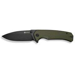 Sencut Skarnax Flipper & Thumb Stud Knife OD Green G10 Handle Çakı