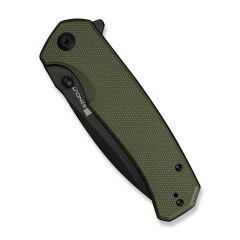 Sencut Skarnax Flipper & Thumb Stud Knife OD Green G10 Handle Çakı
