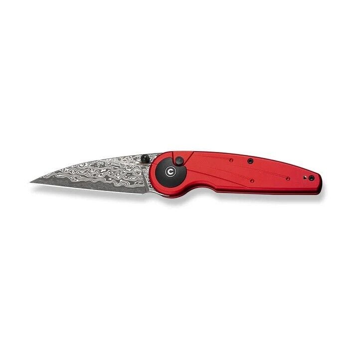 Civivi Starflare Thumb Stud & Button Lock Knife Red Aluminum Handle Çakı