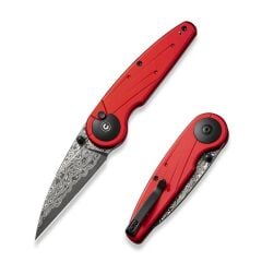 Civivi Starflare Thumb Stud & Button Lock Knife Red Aluminum Handle Çakı