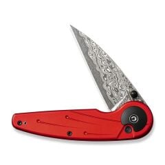 Civivi Starflare Thumb Stud & Button Lock Knife Red Aluminum Handle Çakı