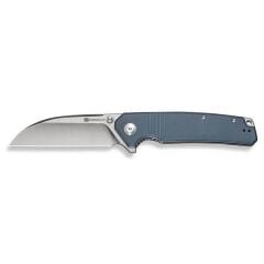 Sencut Awassi Flipper & Thumb Stud Knife Blue G10 Handle Çakı