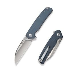 Sencut Awassi Flipper & Thumb Stud Knife Blue G10 Handle Çakı