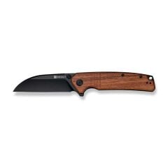 Sencut Awassi Flipper & Thumb Stud Knife Wood Handle Çakı