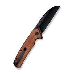 Sencut Awassi Flipper & Thumb Stud Knife Wood Handle Çakı