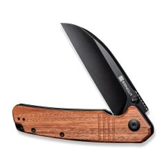 Sencut Awassi Flipper & Thumb Stud Knife Wood Handle Çakı