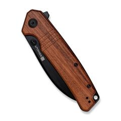 Sencut Awassi Flipper & Thumb Stud Knife Wood Handle Çakı