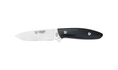 Cudeman 255-M Suther Black Micarta Saplı Deri Kılıflı Bıçak