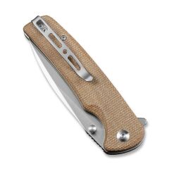 Sencut Sachse Flipper & Button Lock & Thumb Stud Knife Micarta Handle Çakı