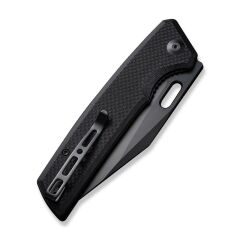 Sencut GlideStrike Thumb Hole Knife G10 All Black Handle Çakı
