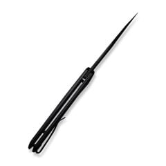 Sencut GlideStrike Thumb Hole Knife G10 All Black Handle Çakı