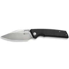 Sencut GlideStrike Thumb Hole Knife Black Micarta Handle Çakı