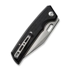 Sencut GlideStrike Thumb Hole Knife Black Micarta Handle Çakı