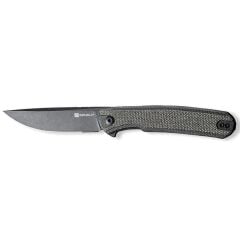 Sencut Scitus Flipper Knife Dark Green Micarta Handle Çakı
