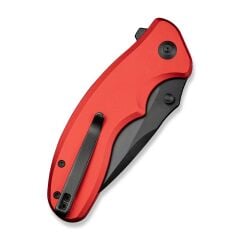 Sencut Cybrix Thumb Stud & Flipper & Button Lock Knife Red Aluminum Handle Çakı