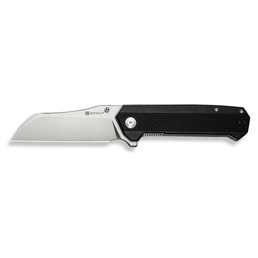 Sencut Draxor Flipper & Thumb Stud Knife G10 Black Handle Çakı