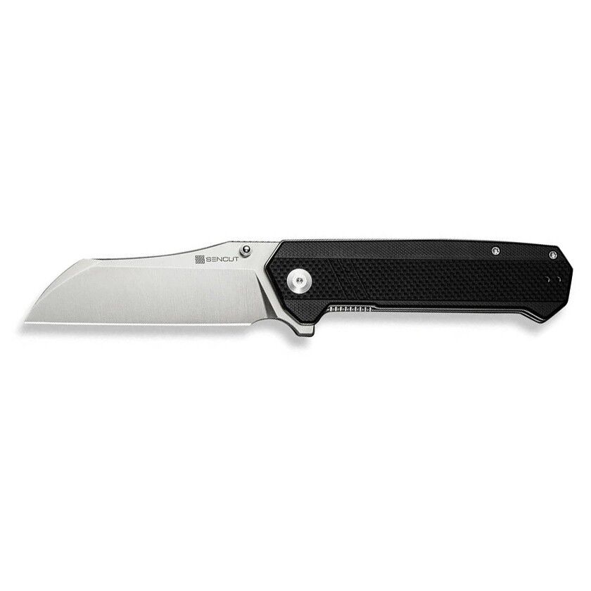 Sencut Draxor Flipper & Thumb Stud Knife G10 Black Handle Çakı