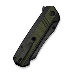 Sencut Draxor Flipper & Thumb Stud Knife G10 Green & Black Handle Çakı
