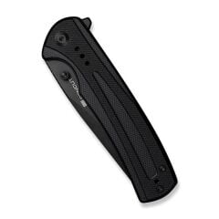 Sencut Regnator Flipper & Thumb Stud Knife All Black G10 Handle Çakı