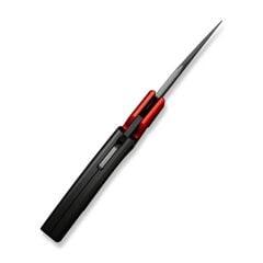 Civivi Typhoeus Adjustable Fixed Blade Knife Red,Black Aluminum Handle Damascus Bıçak