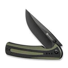 Sencut Regnator Flipper & Thumb Stud Knife Green& Black G10 Handle Çakı