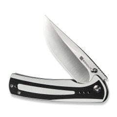 Sencut Regnator Flipper & Thumb Stud Knife White & Black G10 Handle Çakı