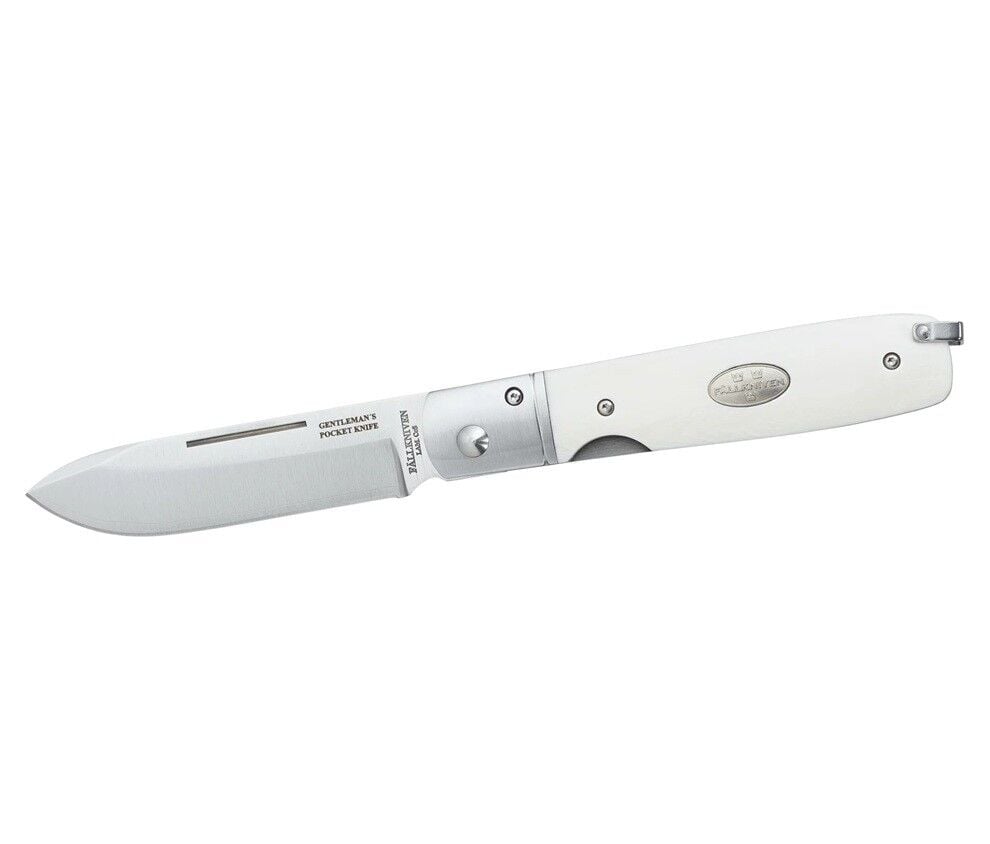 Fallkniven GPey Gentlemans Pocket Knife, Elforyn Süet Kılıflı Çakı