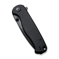 Sencut Errant Flipper & Thumb Stud Knife All Black G10 Handle Çakı