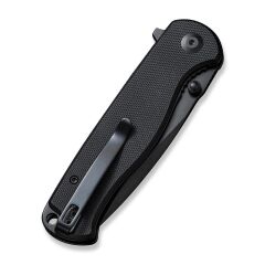 Sencut Errant Flipper & Thumb Stud Knife All Black G10 Handle Çakı