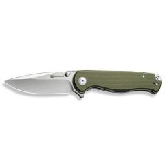 Sencut Errant Flipper & Thumb Stud Knife OD Green G10 Handle Çakı