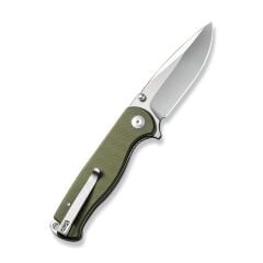 Sencut Errant Flipper & Thumb Stud Knife OD Green G10 Handle Çakı