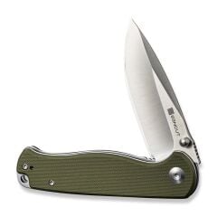 Sencut Errant Flipper & Thumb Stud Knife OD Green G10 Handle Çakı
