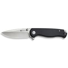Sencut Errant Flipper & Thumb Stud Knife Black Micarta Handle Çakı
