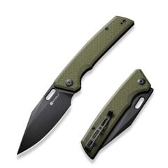 Sencut GlideStrike Thumb Hole Knife OD Green G10 Handle Çakı