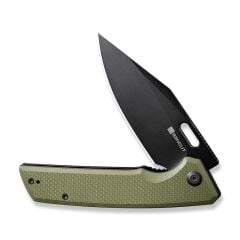 Sencut GlideStrike Thumb Hole Knife OD Green G10 Handle Çakı