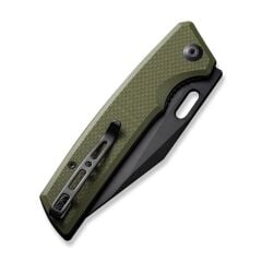 Sencut GlideStrike Thumb Hole Knife OD Green G10 Handle Çakı