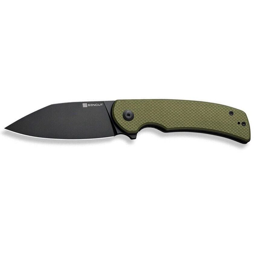 Sencut Omniform Flipper Knife OD Green G10 Handle Çakı