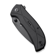 Sencut Hyrax Flipper & Thumb Stud Knife All Black G10 Handle Çakı
