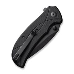 Sencut Hyrax Flipper & Thumb Stud Knife All Black G10 Handle Çakı